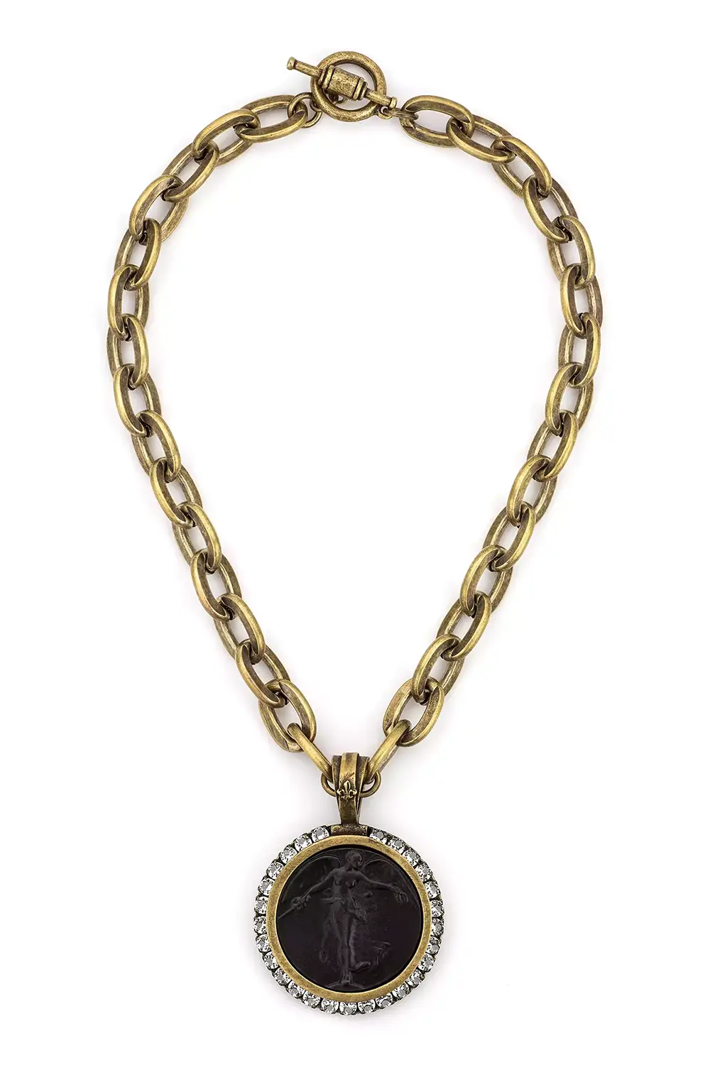 Amelie Necklace - Brass