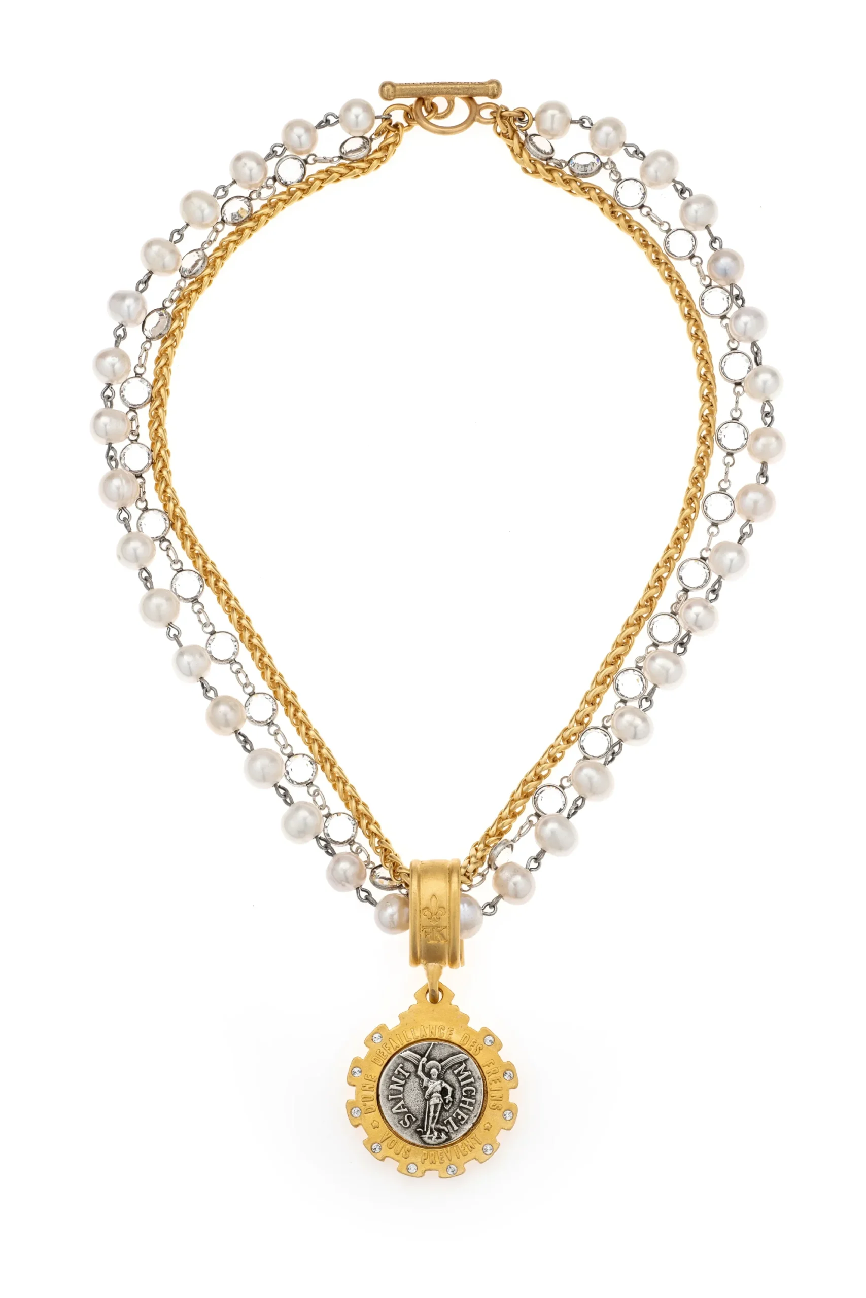 Ninette Necklace - Pearl Cheval