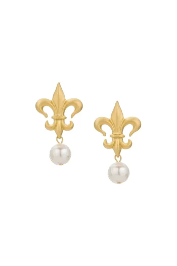FK Fleur Earrings - Pearl