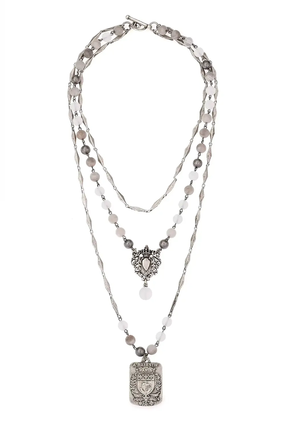 Karine Necklace - Linen Mix
