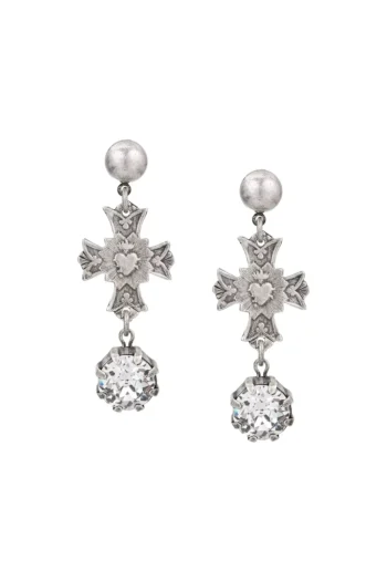 Immacule Earrings - Crystal