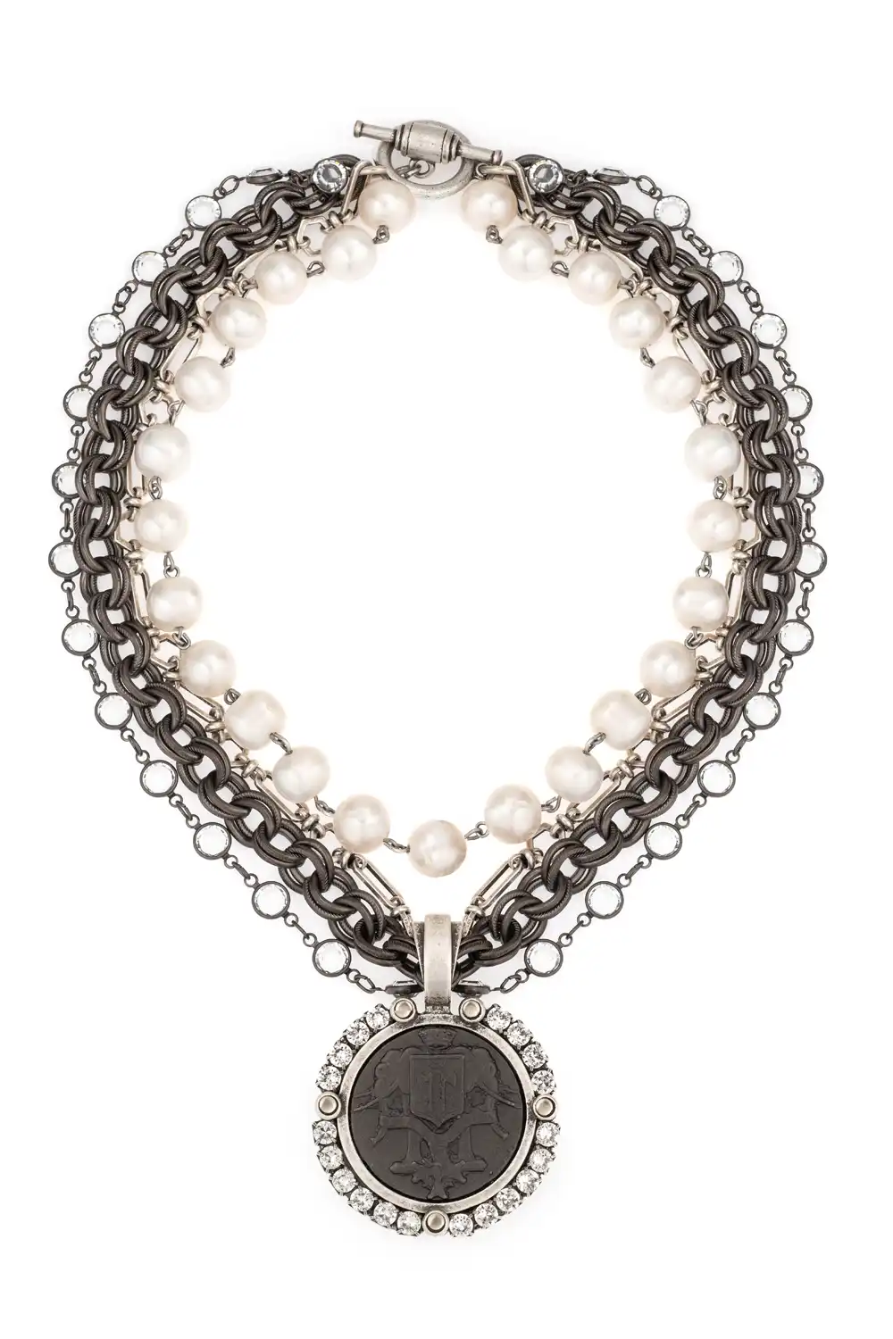 Sophie Necklace - Graphite K