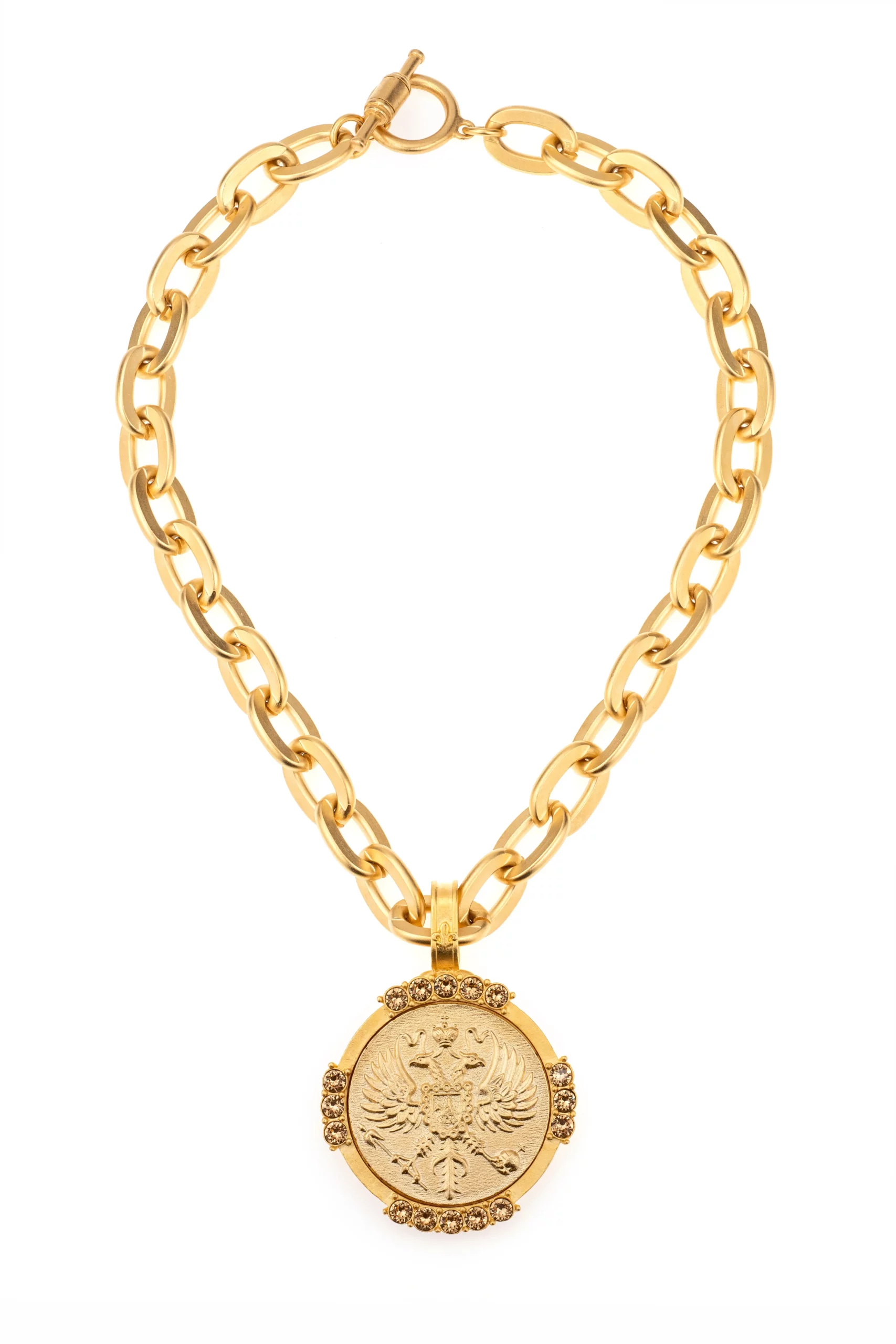 Isabelle Necklace - Lourdes Gold