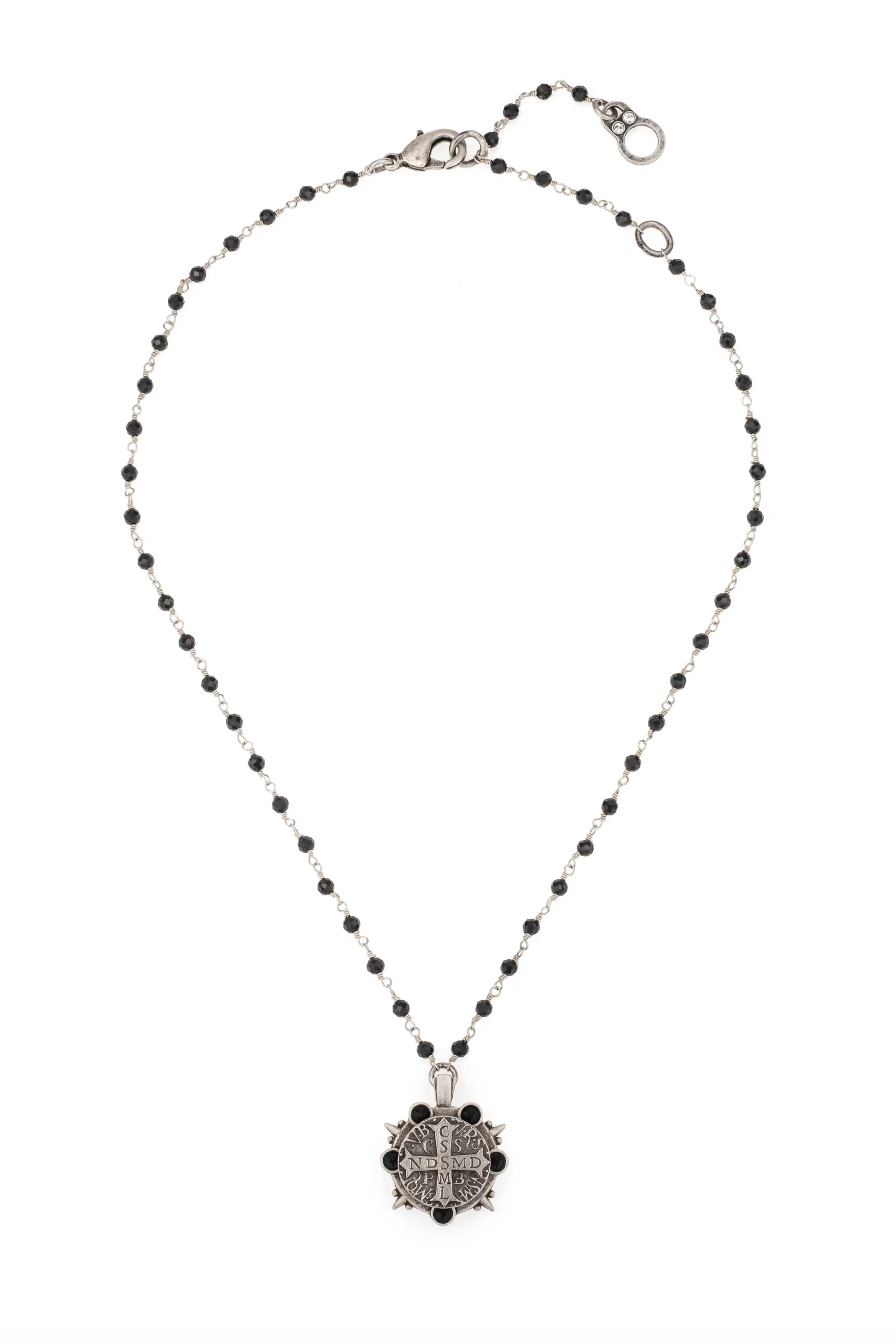 Fleur Necklace – Black Spinel