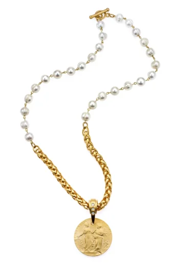 Sybille Necklace - Pearl Cheval G