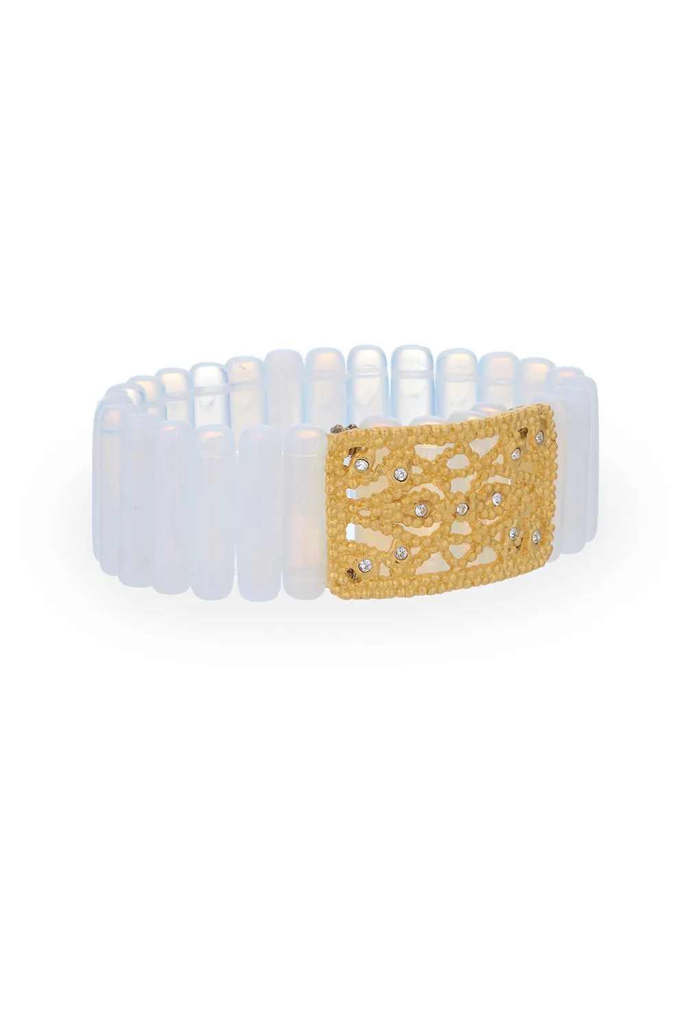 Flurina Bracelet – Opal Baguette Gold