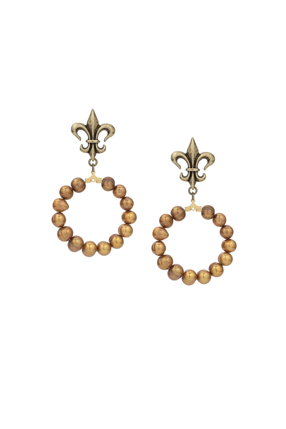 Farah Earrings - Gold Pearl B