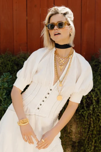 CITRINE STACK UP, Four Necklaces and Bracelet Included