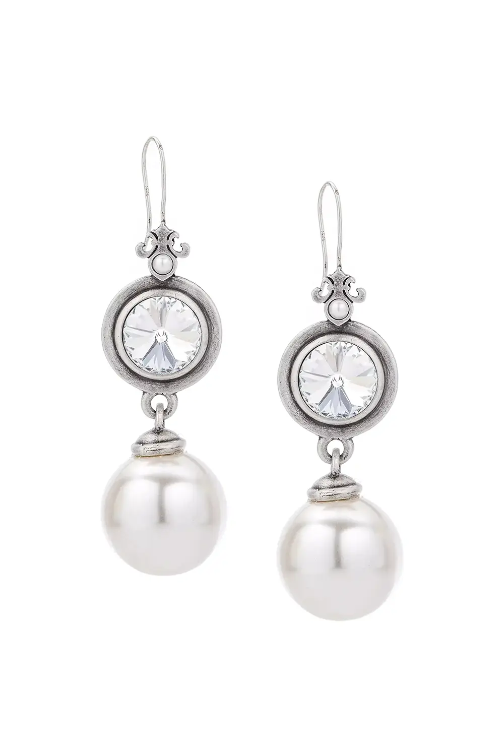Prefere Earrings - Huge Pearl Silver
