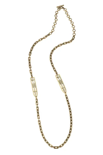 Gail Necklace - Brass