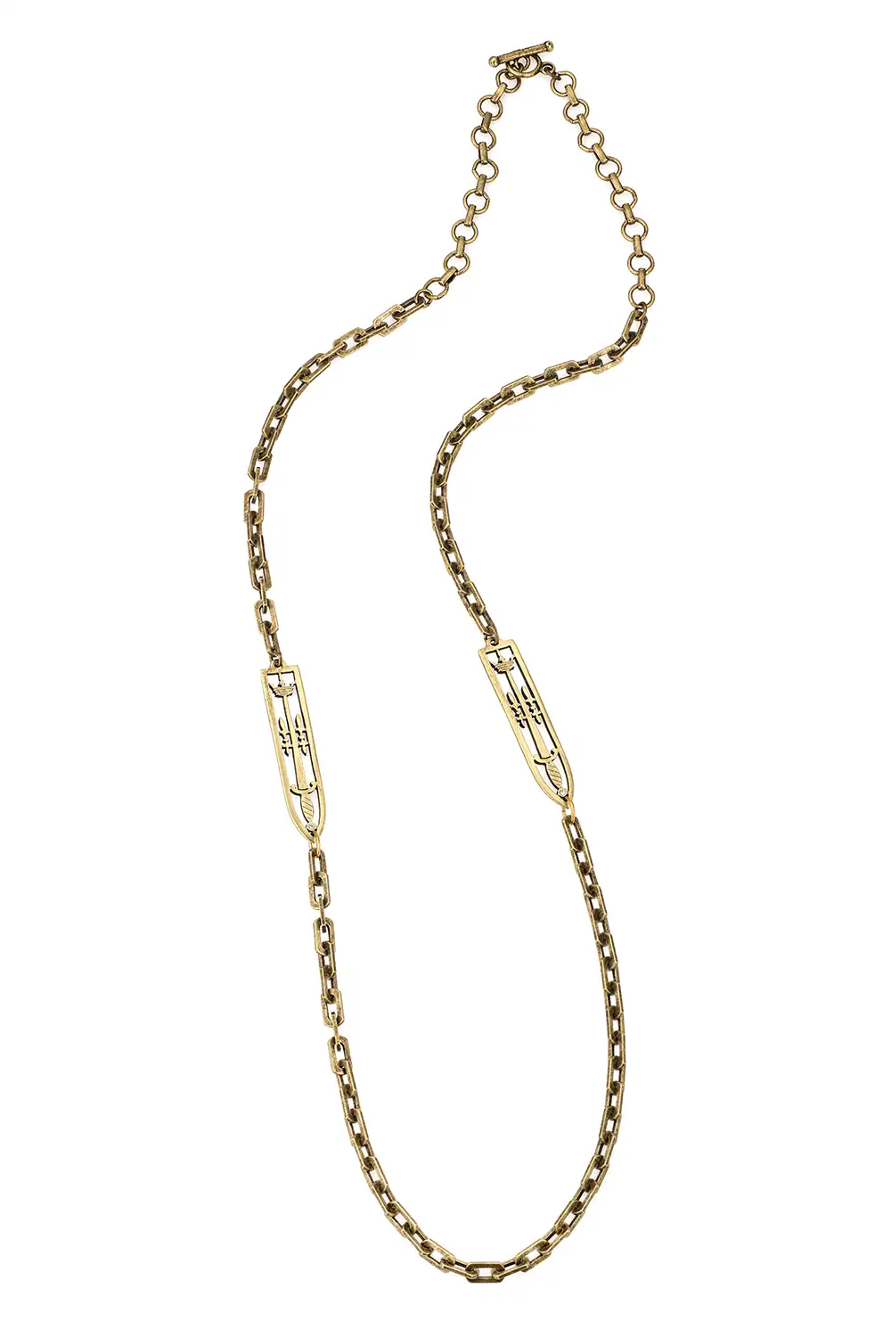 Gail Necklace - Brass