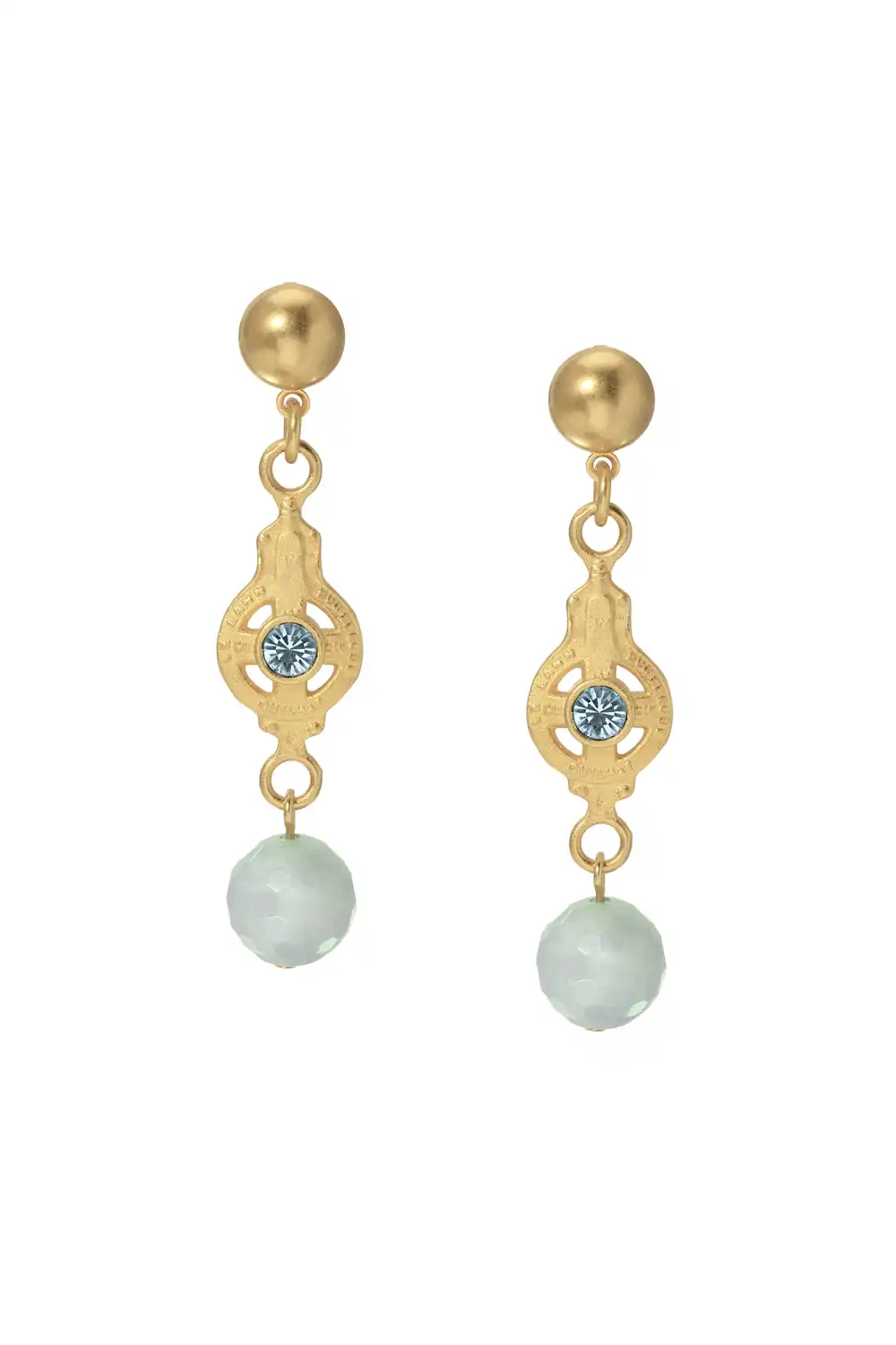 Mini Dunkerque Earring - Aquamarine
