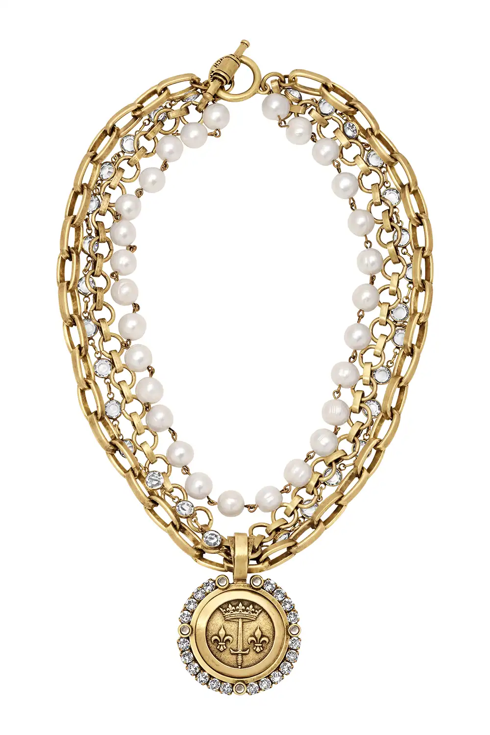 Sophie Necklace - Brass