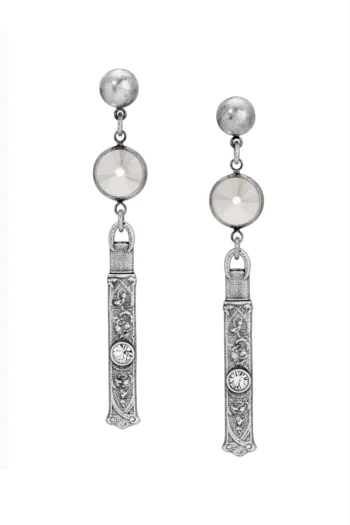 Léonie Earrings - Crystal