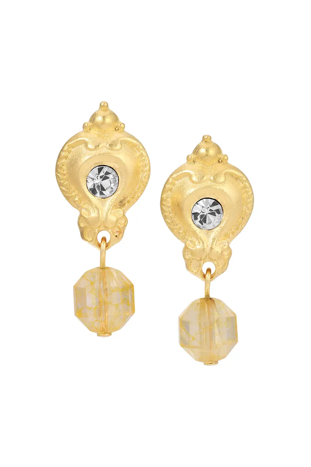 Epoque Earrings  - Citrine
