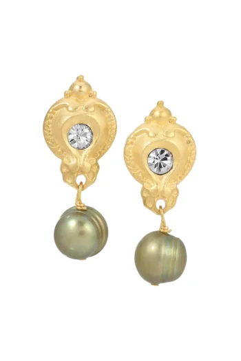 Epoque Earrings - Sage
